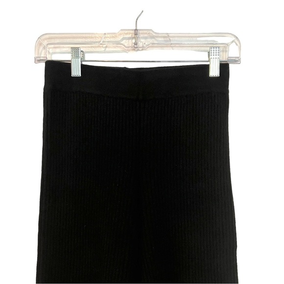 Nap Loungewear Black 100% Cashmere Rib Knit PulloverSweater & Bottoms Set NWT S - Picture 4 of 11